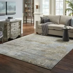 Oriental Weavers FORMATIONS FORMA-70001 Blue/ Brown Area Rugs-History and Evolution of Rugs