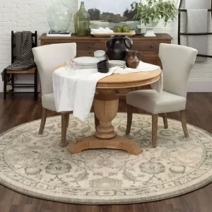 Karastan Euphoria New Ross Ash Grey Ash Grey Area Rugs-Materials and Fibers 