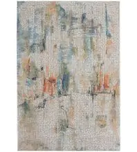 Nourison Global Vintage GLB09Ivory/Multicolor Area Rugs