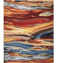 Nourison Chroma CRM04Lava Flow Area Rugs