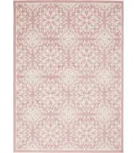 Nourison Jubilant JUB06Ivory/Pink Area Rugs