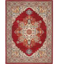 Nourison Majestic MST05Red Area Rugs