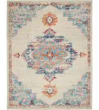 Nourison Passion PSN24Grey/Multi Area Rugs