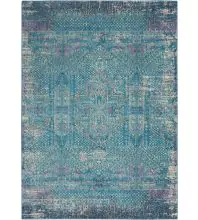 Nourison Passion PSN38Blue Area Rugs