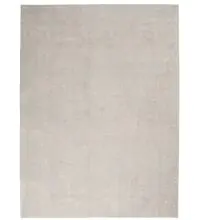 Nourison Sleek Textures SLE01Ivory/Grey Area Rugs