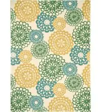 Nourison Sun N' Shade SND72Ivory Gold Area Rugs