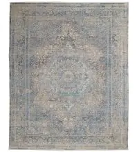 Nourison Starry Nights STN06Cream Blue Area Rugs