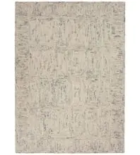 Nourison Vail VAI04Ivory/Grey/Teal Area Rugs