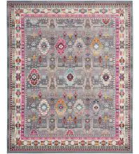 Nourison Vintage Kashan VKA05Grey/Multi Area Rugs