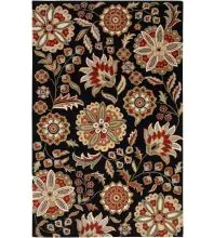 Athena ATH-5017 Black Area Rug