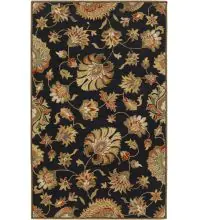 Caesar CAE-1027 Black Area Rug