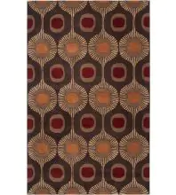 Forum FM-7170 Dark Brown Area Rug