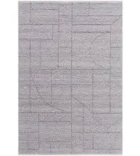 Provence PVE-2303 Metallic - Silver Area Rug