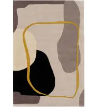 Queens QUN-2303 Mustard Area Rug