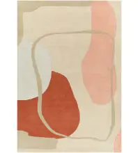 Queens QUN-2307 Rust Area Rug