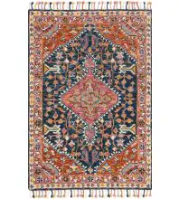 Loloi TRANSITIONAL ZHARAH Hooked ZR-01 Area Rug