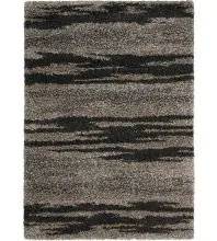 Nourison Amore Contemporary Shag Machine made AMOR3 Area Rug