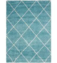 Nourison Brisbane Contemporary Shag Machine made BRI03 Area Rug