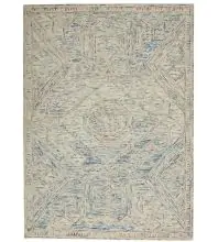 Nourison Linked LNK02Blue/Multi Area Rugs