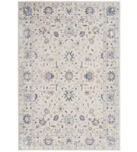 Nourison Sleek Textures SLE09Ivory Area Rugs