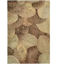 Nourison Tropics TS12Brown/Green Area Rugs