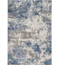 Nourison Rustic Textures RUS08Grey/Blue Area Rugs