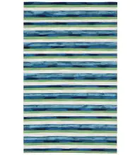 Trans Ocean Visions II Stripe 100% Polyester Handmade 4313