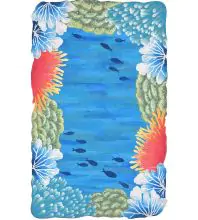 Trans Ocean Visions IV Border 100% Polyester Handmade 4137