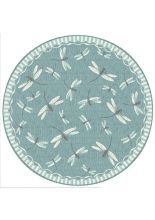 Trans Ocean Carmel 8440 AQUA Area Rugs