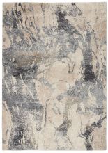 Nourison Fusion FSS16Cream Grey Area Rugs