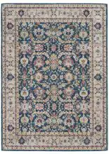 Nourison Global Vintage GLB13Navy Multicolor Area Rugs