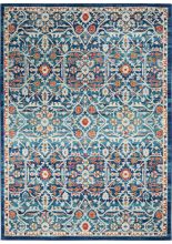 Nourison Passion PSN28Blue/Multicolor Area Rugs