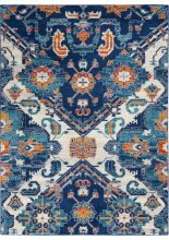 Nourison Passion PSN31Blue/Multicolor Area Rugs