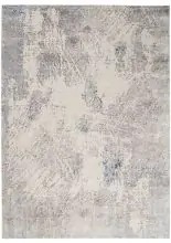 Nourison Sleek Textures SLE06Ivory/Grey Area Rugs