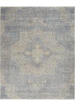 Nourison Silken Weave SLW04Blue/Grey Area Rugs