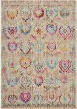 Nourison Vintage Kashan VKA04Ivory/Multicolor Area Rugs