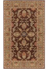 Livabliss Caesar CAE-1009 Dark Brown Area Rug