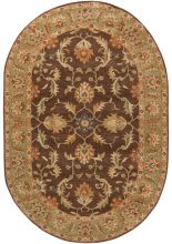 Livabliss Caesar CAE-1009 Dark Brown Area Rug