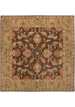 Livabliss Caesar CAE-1009 Dark Brown Area Rug