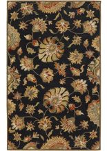 Livabliss Caesar CAE-1027 Black Area Rug