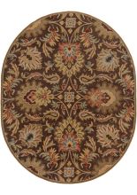 Livabliss Caesar CAE-1028 Dark Brown Area Rug