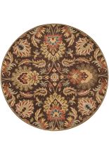 Livabliss Caesar CAE-1028 Dark Brown Area Rug