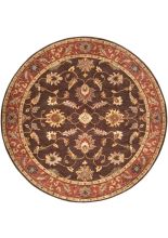 Livabliss Caesar CAE-1036 Dark Brown Area Rug