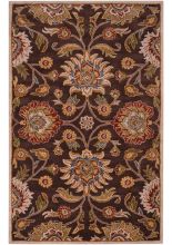 Livabliss Caesar CAE-1051 Dark Brown Area Rug