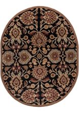 Livabliss Caesar CAE-1053 Black Area Rug