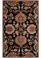 Livabliss Caesar CAE-1053 Black Area Rug