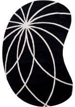 Livabliss Forum FM-7072 Black Area Rug