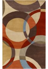 Livabliss Forum FM-7108 Dark Brown Area Rug