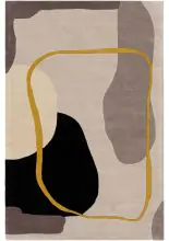 Queens QUN-2303 Mustard Area Rug