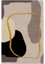 Livabliss Queens QUN-2303 Mustard Area Rug